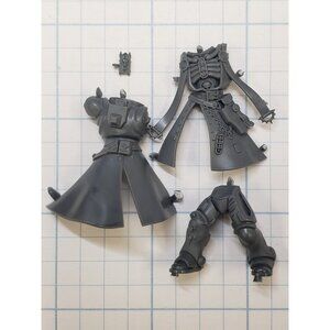 40k Space Marine Bits Primaris Chaplain Robed Armored Torso Legs Set #01